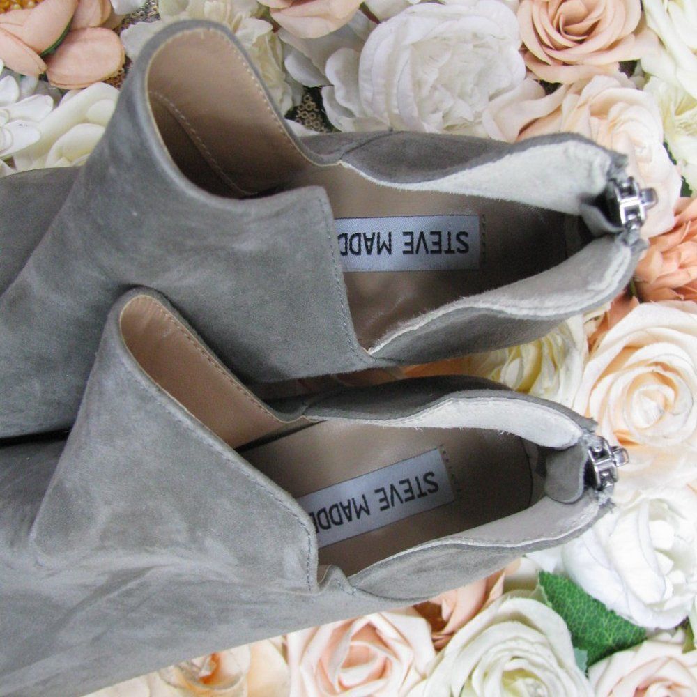 Steve Madden suede ankle booties 8 - Picture 4 of 10
